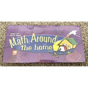 Math Around The Home Learning Game For Grades 3 to 8 and 2-6 Players NEW SEALED